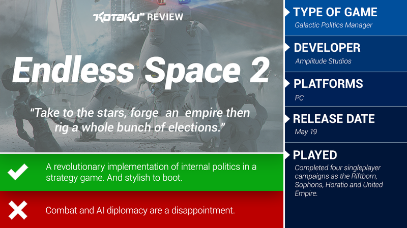 Illustration for article titled Endless Space 2: The Kotaku Review